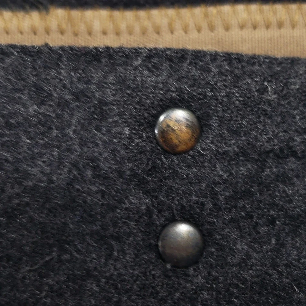Banana Republic Dress Pants Mens 34/32 Gray Wool Blend Trousers Military Tab VTG